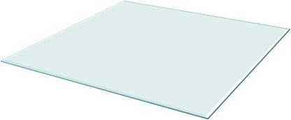 Quadrato Tempered Glass Tabletop 800 x 800 mm – Ideal for Dining, Coffee and Garden Tables – High Durability, Safe, and Long Lasting Surface for Modern Decor