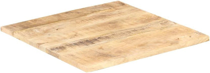 vidaXL Solid Wood Mango Table Top Indoor Dining Room Kitchen Restaurant Dinner Replacement Table Top Home Furniture Table Accessory