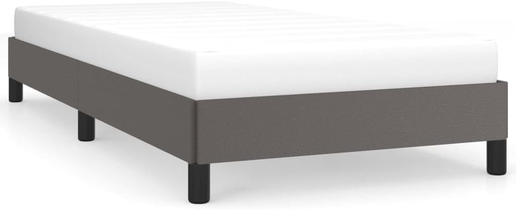 Lechnical Giroletto Grigio 90x190 cm in Similpelle,Mobili,Letti e Accessori,Letti e telai per Letti
