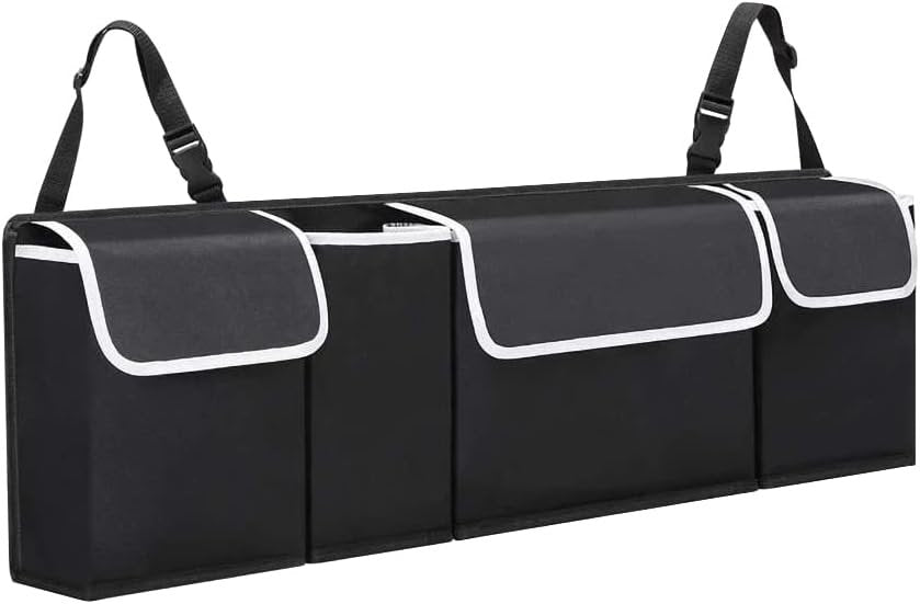 Back Seat Organiser Car Hanging Pouch Bag SUV Hatchback Storage Trunk Boot Tidy