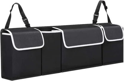 Back Seat Organiser Car Hanging Pouch Bag SUV Hatchback Storage Trunk Boot Tidy