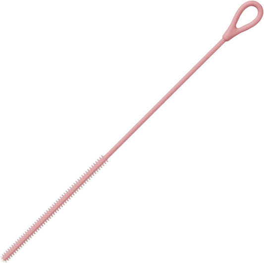 Straw Cleaners, Long Silicone Straw Cleaner Brush, 9.84 Inches, Reusable Non-Slip Cleaning Tool, Handle Pipe Washer for Metal, Glass Tube, Baby Bottles, Eco-Friendly