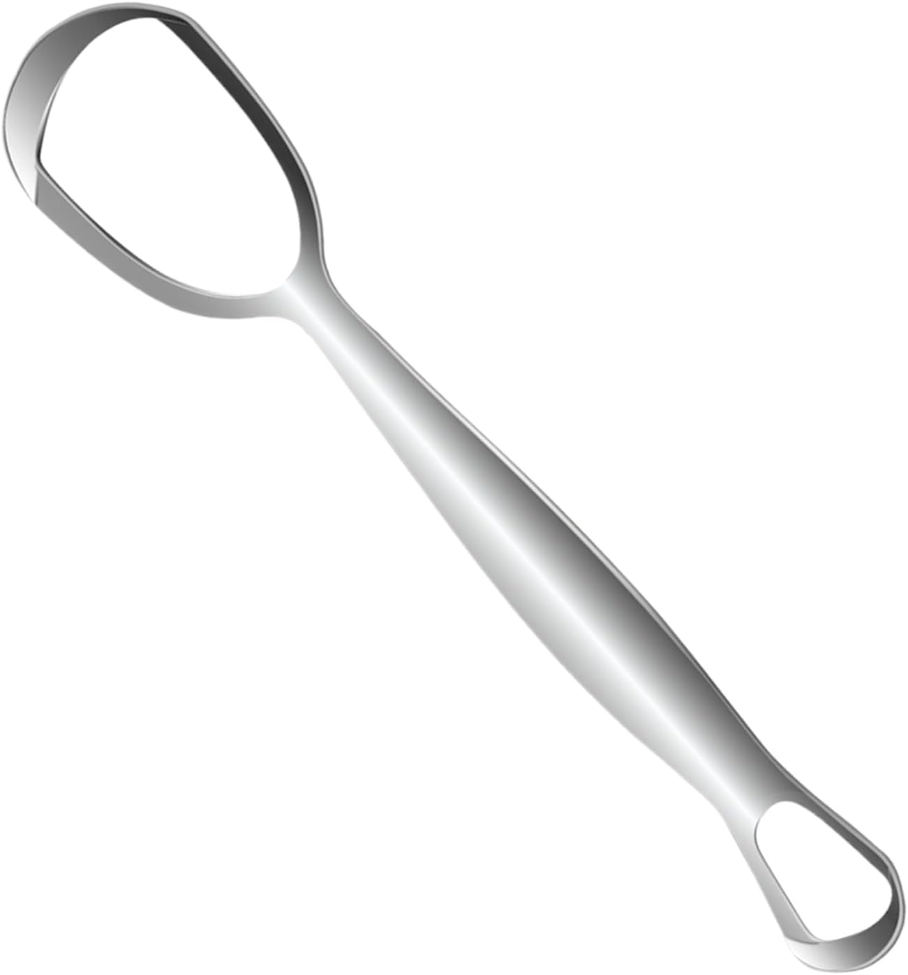 Tongue Scraper, Stainless Steel Fan-Shaped Oral Care Tool, Improve Oral Hygiene with Daily Cleaning, Easy Maintenance Design 6.1 x 1.5 Inches Ideal for Family and Adults