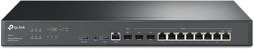 TP-Link Omada VPN Router with 10G Ports (ER8411) - Omada SDN Centralized Management, Two 10GE SFP+ Ports, Up to 10 WAN Ports, SSL/IPSec /OpenVPN/PPTP/L2TP VPN, Load Balance