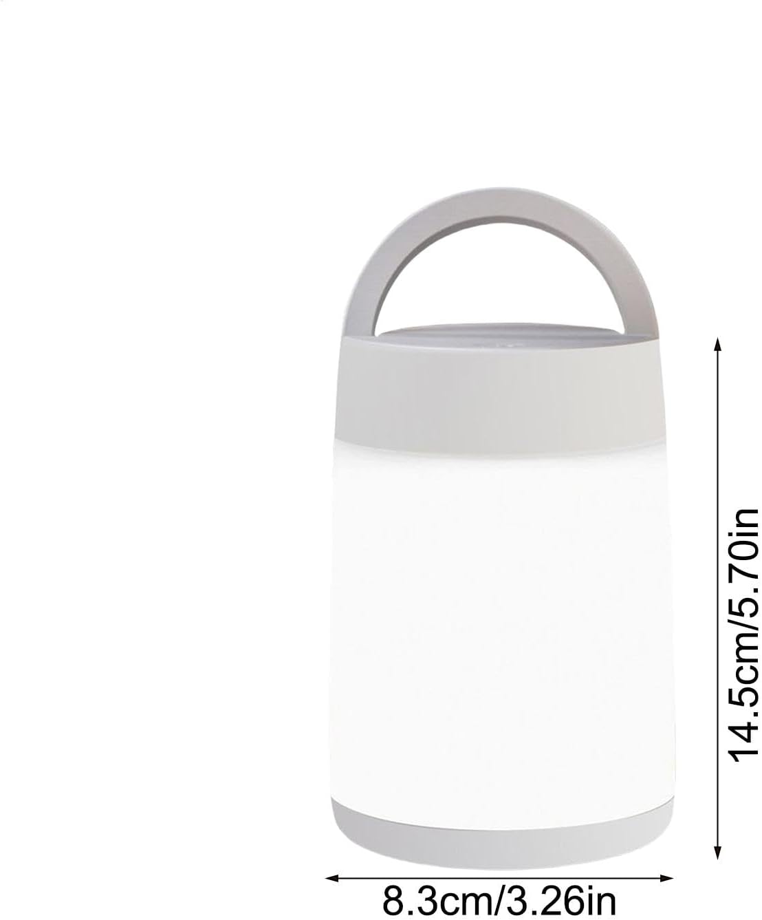 Wrohto Kids Night Lamp, Remote+Touch 10 Colors Baby Night Light, Smart Portable Bedside Lantern, Adjustable Brightness, Timer Function, Perfect for Bedroom Lighting, 5.71x3.27 inches