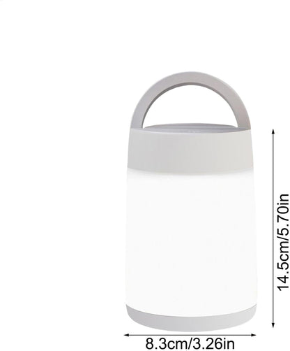Wrohto Kids Night Lamp, Remote+Touch 10 Colors Baby Night Light, Smart Portable Bedside Lantern, Adjustable Brightness, Timer Function, Perfect for Bedroom Lighting, 5.71x3.27 inches