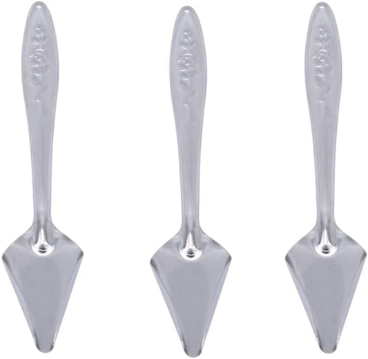 3pcs Stainless Steel Bird Feeder Scoop Birds Parrot Feeding Spoon Hand Food Feeding Tableware Birds Feeding and Watering Supplies