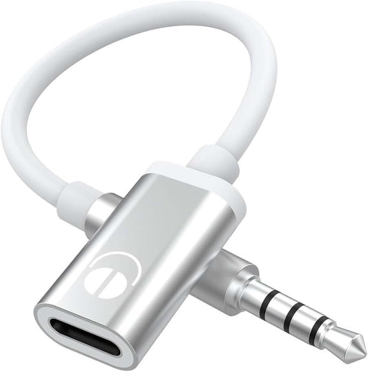 3.5mm Male to Type C Female Audio Cable Cord, Analog Audio Jack Headphone Audio Adapter for MP3 Player, Laptop,Tablet C