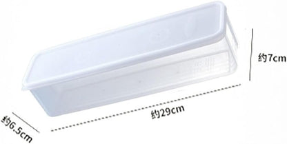 TXHFYKH Plastic Tall Food Storage Spaghetti Noodle Pasta Container, Airtight Food Storage Containers, Kitchen Storage Box (Set of 2)