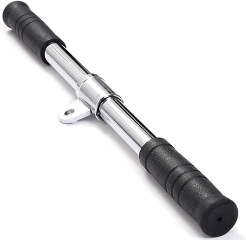 Anlayliay Pull Down Bar Gym Rotating Straight Bar for Cable Machine Attachments Workout Biceps Home Gym Training Equipment