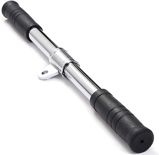 Anlayliay Pull Down Bar Gym Rotating Straight Bar for Cable Machine Attachments Workout Biceps Home Gym Training Equipment