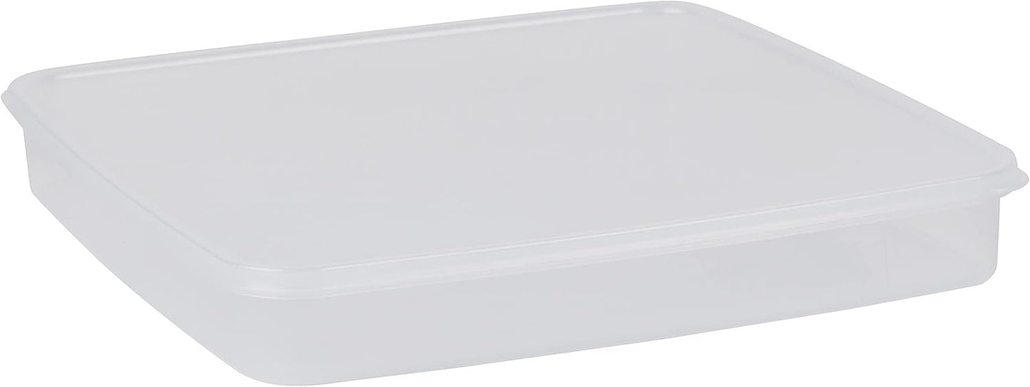 DÃ©cor Food Storage Container for Pastry Sheets, Slices and Pita Breads 2.5L,White