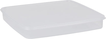 DÃ©cor Food Storage Container for Pastry Sheets, Slices and Pita Breads 2.5L,White