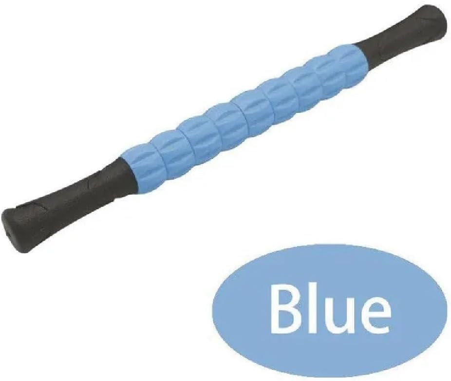 EZONEDEAL Muscle Roller Stick, Massage Roller, Body Massage Stick Release Myofascial Trigger Points Reduce Muscle Soreness Tightness Leg Cramps & Back Pain For Physical Therapy & Recovery (Blue)