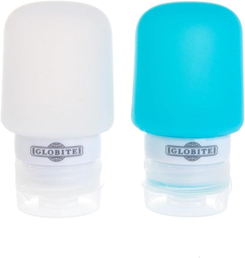 Globite Silicone Travel Bottles 50ml 2pk, Clear