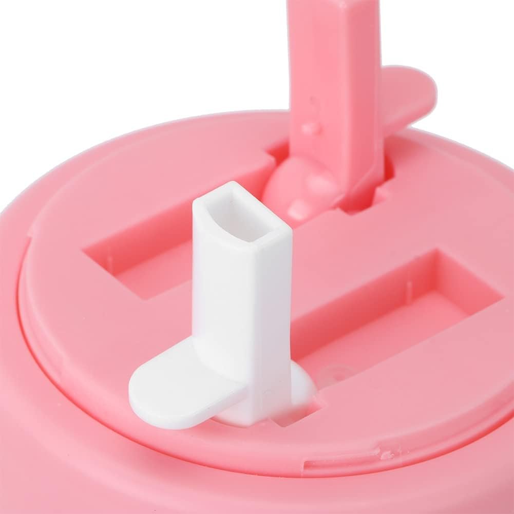 600ml Dual Use Water Bottle, Two Straws Double Drinking Bottle Split Drinking Cup Two Sided Cup with Divider Daily Water Intake Bottle for Home Outdoor Camping Sport