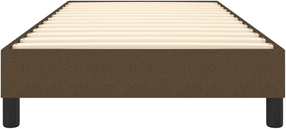Lechnical Giroletto a Molle Marrone Scuro 90x200 cm in Tessuto,Mobili,Letti e Accessori,Letti e telai per Letti