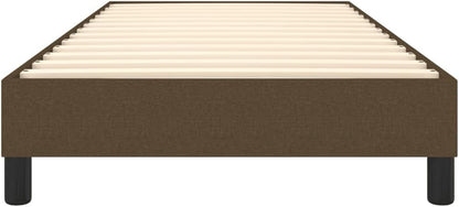Lechnical Giroletto a Molle Marrone Scuro 90x200 cm in Tessuto,Mobili,Letti e Accessori,Letti e telai per Letti
