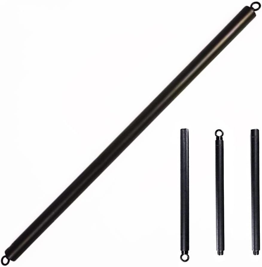 OYINDIZ Resistance Band Bar, Home Gym Workout Pilates Bar 38Inch Strength Training Exercise Bar Heavy Duty Lifting Fitness Bar for Resistance Band Training, Core Muscle Training
