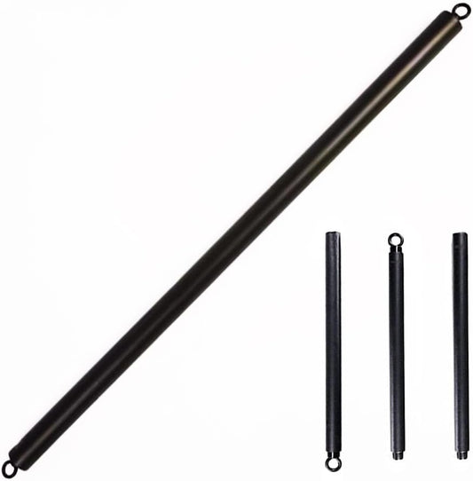 OYINDIZ Resistance Band Bar, Home Gym Workout Pilates Bar 38Inch Strength Training Exercise Bar Heavy Duty Lifting Fitness Bar for Resistance Band Training, Core Muscle Training
