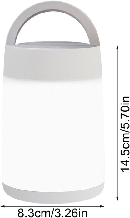 Kids Night Lamp, Baby Night Light, 10 Colours with Remote Control, Smart Portable Lantern, Kids Desk Lighting for Bedroom, Living Room, 5.71 x 3.27 Inches, White