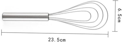 Zerodeko Frullino per Le Uova Utensili da Cucina Frusta Frusta a Mano Frullino per Le Uova in Acciaio Inossidabile per Gadget da Cucina