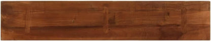 Recycled Solid Wood Rettangolare Tabletop 140 x 20 x 2,5 cm, Perfect for Desks & Dining Tables - Durevole, Eco-Friendly, Versatile Surface - Modello 371017