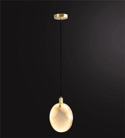 Home Deco Marble LED Dimmable Lustre Hanging Lamps Chandelier Lighting Lustre Suspension Luminaire Lampen For Dinning Room ﻿ Ring