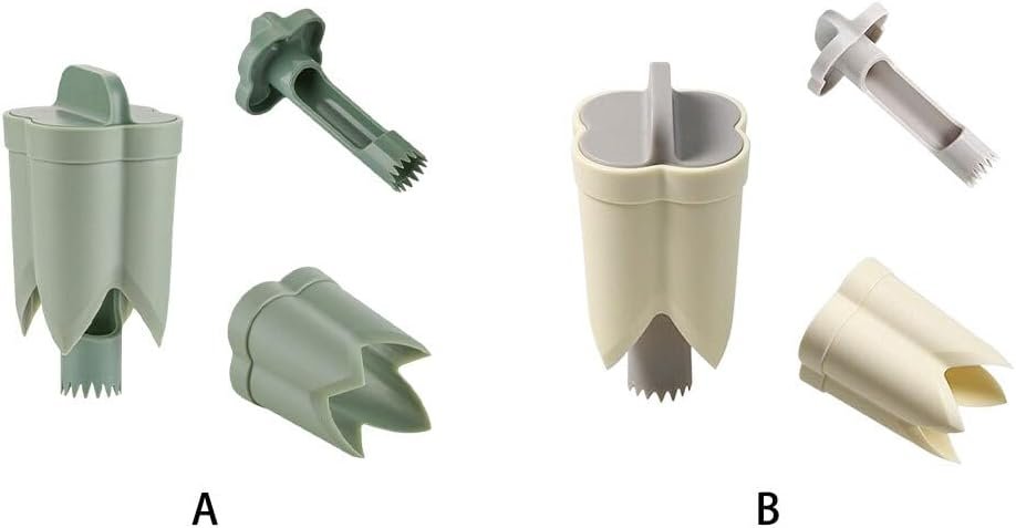 lopituwe Gadget per Utensili da Cucina semplici Realizzati in ABS per Una Facile rimozione dello Stelo Facile da ruotare e Tirare Semplicemente per Rimuovere efficacemente Gli steli, Verde