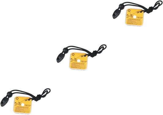 SUPVOX 3pcs Retroreflector Mirror Emergency Outdoor Accessories Signal Mirror Reflective for Long Distance