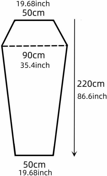 210D High-Density Oxford Fabric, Ground Cloth for Solo Bivy Tent Camping Hiking Backpacking Outdoor Survival Gear
