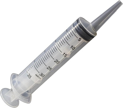 30 ml (1 oz) Plastic Syringe, Disposable Eccentric Catheter Tip Syringe for DIY Crafts, Feeding Pets, Dispensing, Measuring, Watering (Pack of 5)