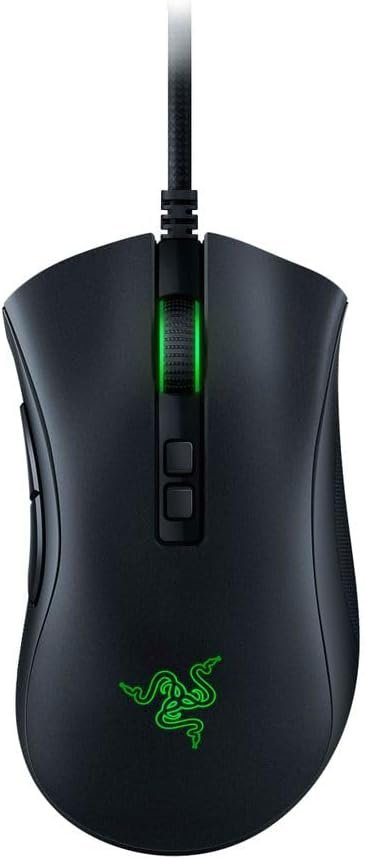 Razer DeathAdder V2 Ergonomic Wired Gaming Mouse, Black, RZ01-03210100-R3M1