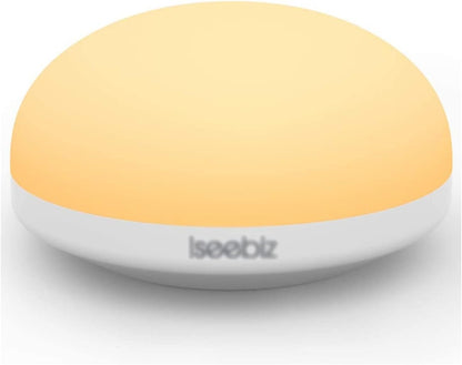 Night Light, Touch Lamp Bedside, Wireless Rechargeable LED Control Smart Bedside Table Lamp for Breastfeeding, Portable Baby Nursery Lamp, Eye Protection Indirect Lighting 2 Colors 5V