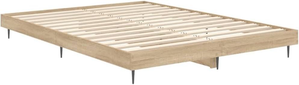 Lechnical Giroletto Rovere Sonoma 140x190 cm in Legno Multistrato,Mobili,Letti e Accessori,Letti e telai per Letti