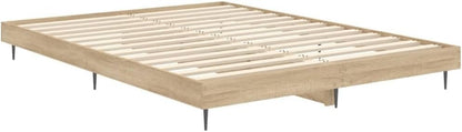 Lechnical Giroletto Rovere Sonoma 140x190 cm in Legno Multistrato,Mobili,Letti e Accessori,Letti e telai per Letti