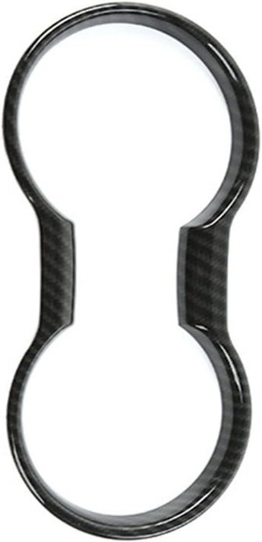 KDFUHRUI Car Water Cup Holder Decoration for Ford Mustang Accessories 2015-2021, Mustang Interior Accessories ï¼Œ Carbon Fiber (Black Carbon Fiber)