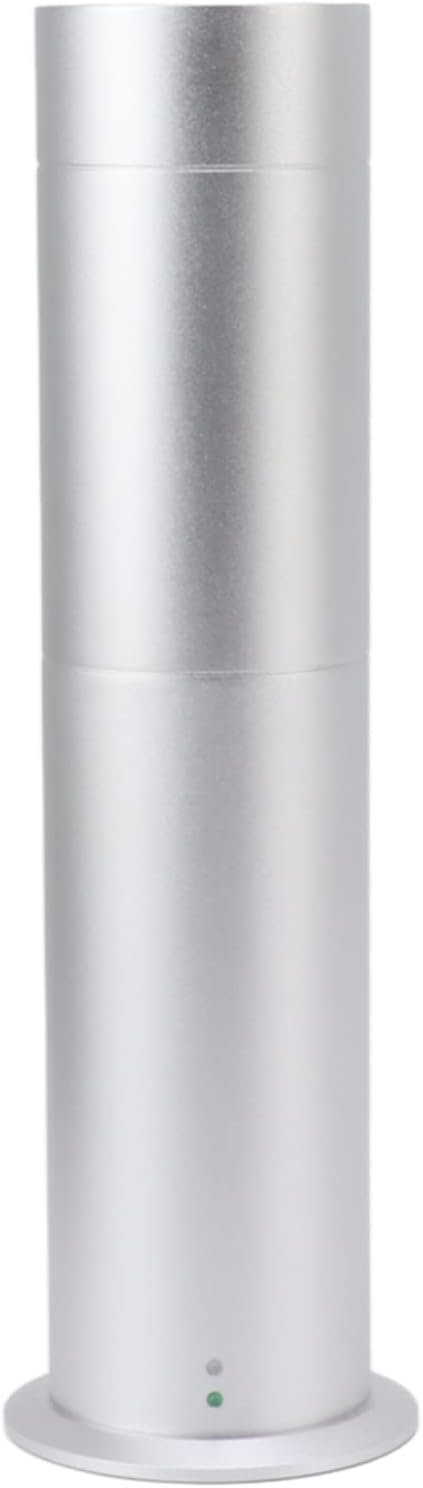 Essential Oil Diffuser, 120ml Smart Remote Control Scent Air Machine Adjustable Time and Fragrance Cylindrical Aromatherapy Diffuser with 200m3 Cover Range for Home Hotel (Silver)