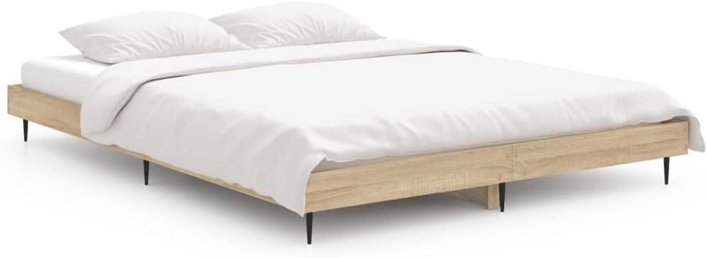 Lechnical Giroletto Rovere Sonoma 140x190 cm in Legno Multistrato,Mobili,Letti e Accessori,Letti e telai per Letti