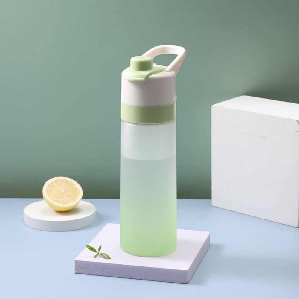 22 Oz Mist Spray Water Bottle Portable Sport Water Bottle Anti-Leak Drinking Cup with Mist Hydration
