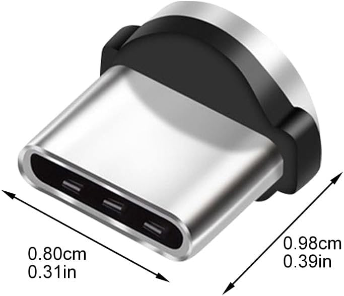 15pcs USB C Magnetic Adapter Type C Connector Tips Head Magnetic Phones Cable Adapter for Type C Devices