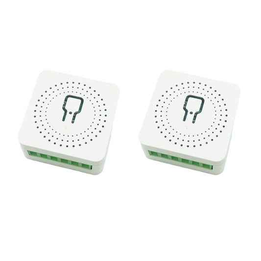 Zigbee Mini Smart DIY Relay Module Switch works with Alexa Google Home App and Voice Control,ZigBee Hub Required.16A (2 pack)