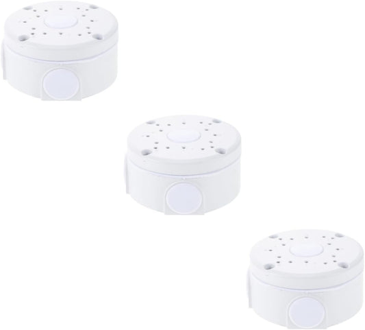 Gatuida 3pcs Box Cable Junction Box Security Camera Junction Box Outdoor Waterproof Junction Box Camcorder Waterproof Cameras Outside Cameras Outdoor Cameras Security Brackets for Camera