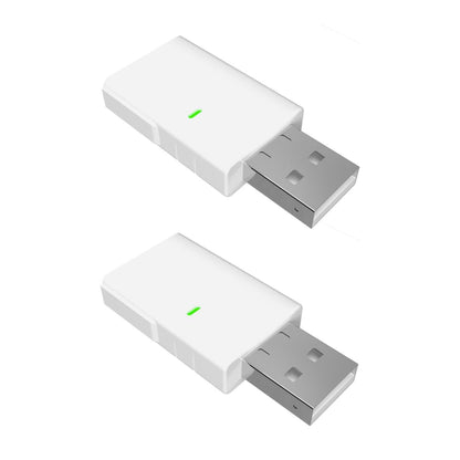 Shelly BLU Gateway | Pack of 2 | Bluetooth WiFi Gateway in a USB-A Dongle | Home Automation | Compatible with Alexa & Google Home | iOS Android App | Wireless [Energy Class B]