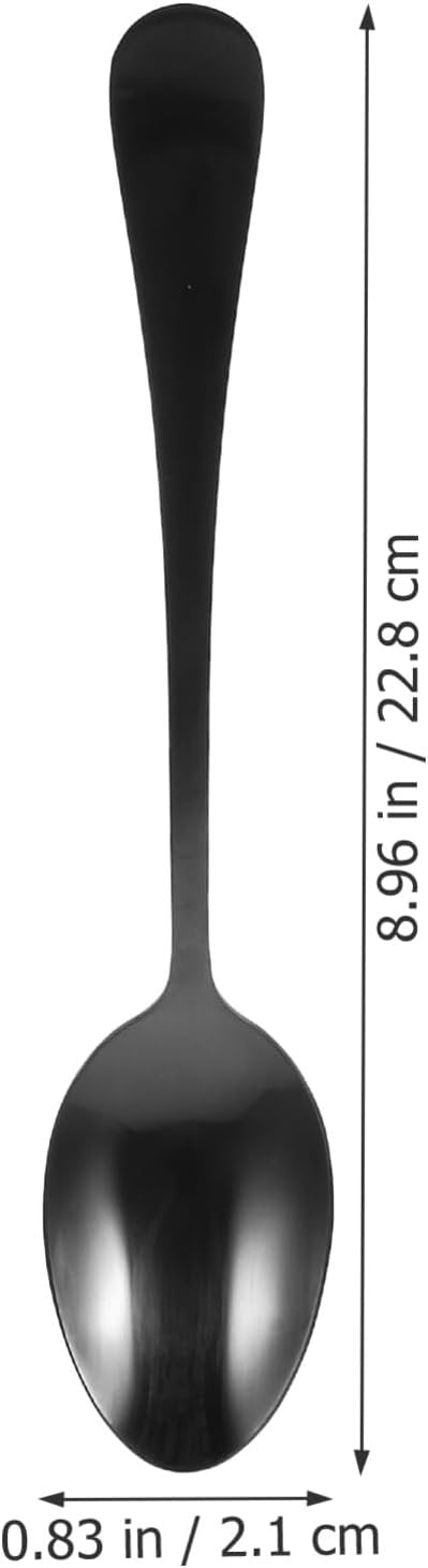 PRETYZOOM 2 Set Gadget stoviglie cannucce di Cucchiaio divisori per cassetti Bacchette Coltelli forchette cucchiai Posate Utensili da Cucina Acciaio Inossidabile Black