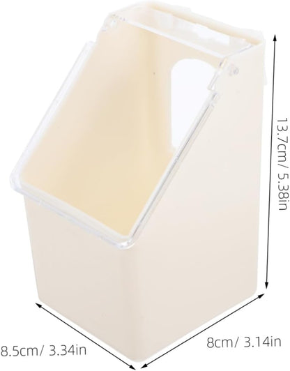 BESPORTBLE 4Pcs Pigeon Hanging Feeder with Protective Lid Durable Multi Functional Feeding and Watering for Pigeons for Daily Use Pigeon Loft Backyard