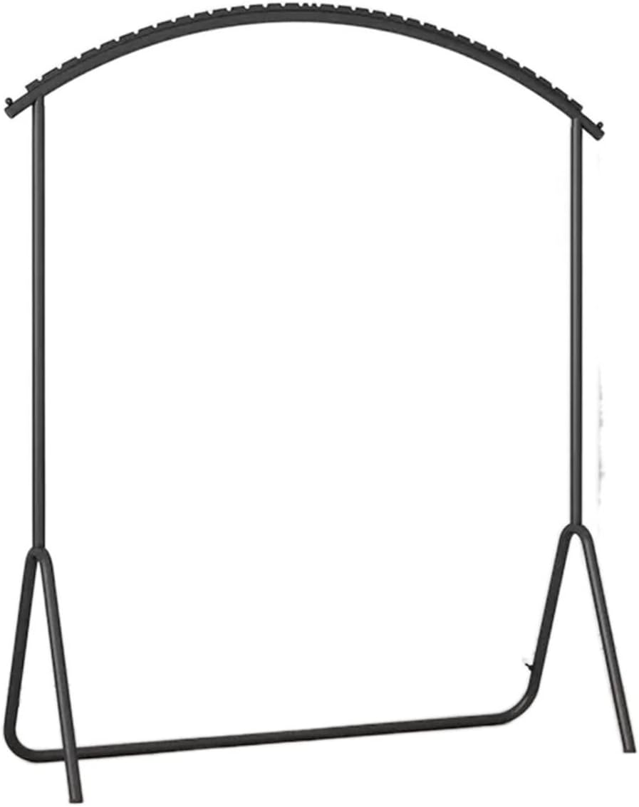 Appendiabiti da Terra Nero Elegante - Gruccia Minimalista per Ingresso, Camera da Letto e Balcone - Mobile Moderno salvaspazio - Organizer Resistente per Cappotti, Borse e Accessori