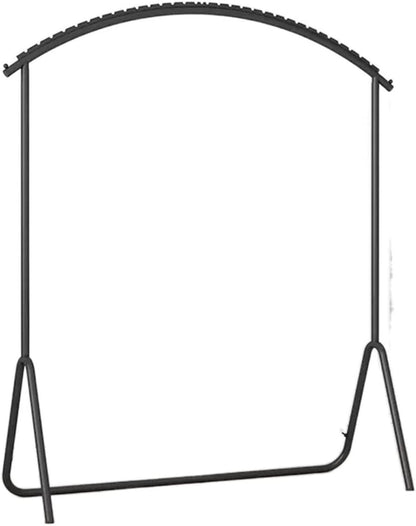 Appendiabiti da Terra Nero Elegante - Gruccia Minimalista per Ingresso, Camera da Letto e Balcone - Mobile Moderno salvaspazio - Organizer Resistente per Cappotti, Borse e Accessori