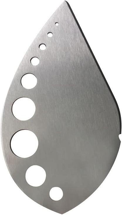 Herb Stripper Stainless Steel Kitchen Herb Leaf Stripping Tool Kitchen Gadgets for Kale, Chard, Collard Greens, Thyme, Basil, Cilantro Tool (9 holes)
