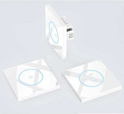 GBYUHAIJUN Interruttore Smart,Interruttore Touch 1/2/3 Gang Wall Light Switch Switch Smart Lighting(White,3GANG_1_110-250V)